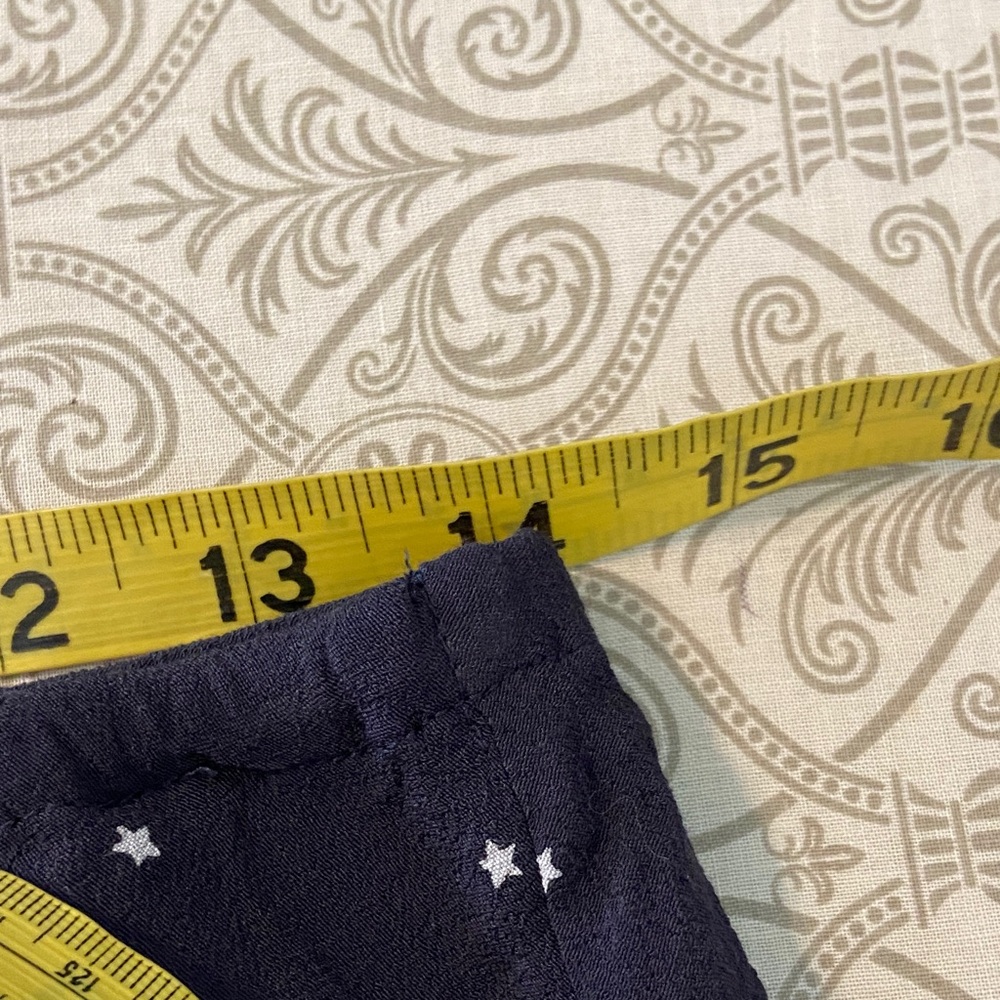 Madewell Drawstring Mini Slip Skirt Night Stars Dark Blue-Black Size 4 Small - Picture 3 of 9